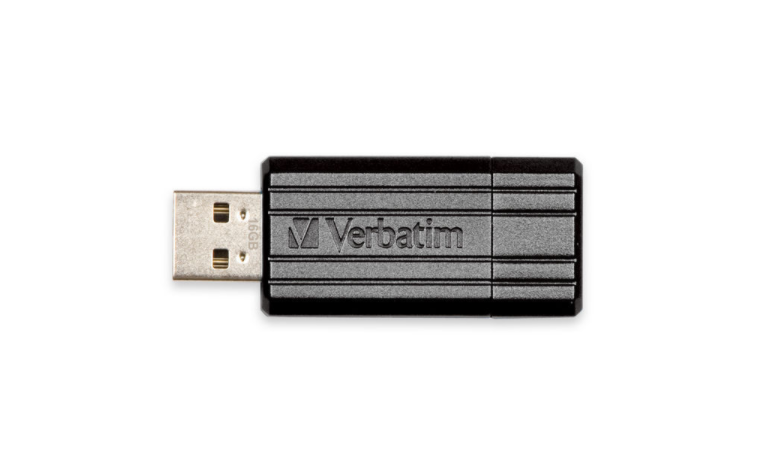 USB Drive 2.0 Pinstripe 16GB Black 49063